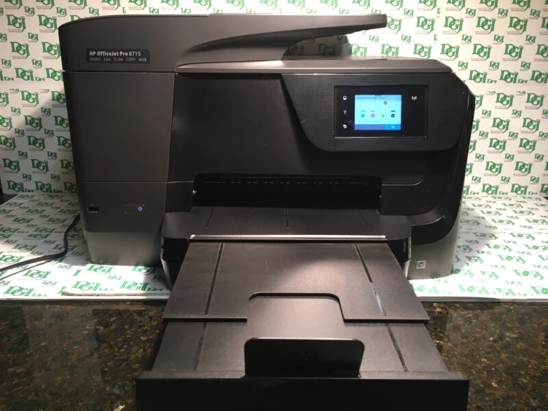 HP OfficeJet Pro 8715 All In One Inkjet Printer Data Got Junk