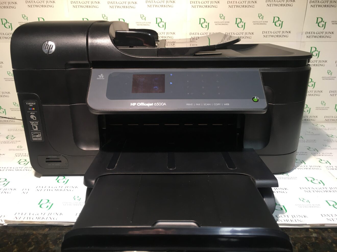 HP OfficeJet 6500A Plus E710n All-In-One Inkjet Printer - Data Got Junk