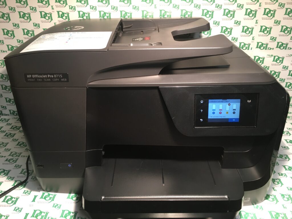 Hp Officejet Pro 8715 All In One Inkjet Printer Data Got Junk